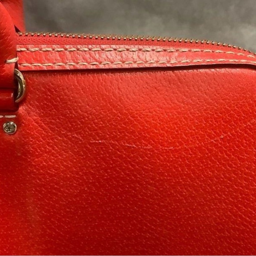 NWOT Kate Spade NY Red Leather Laptop Bag - Picture 3 of 6